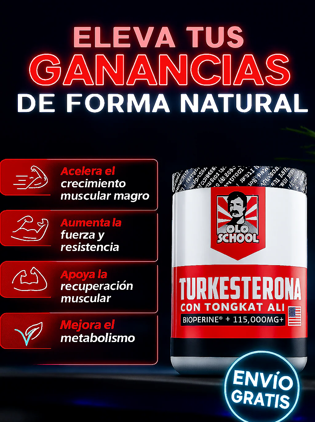 Turkesterone Original de x120 Capsulas